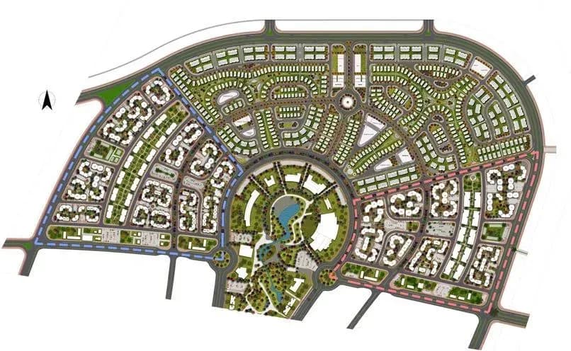 Al Maqsad Residences, New Capital — master plan