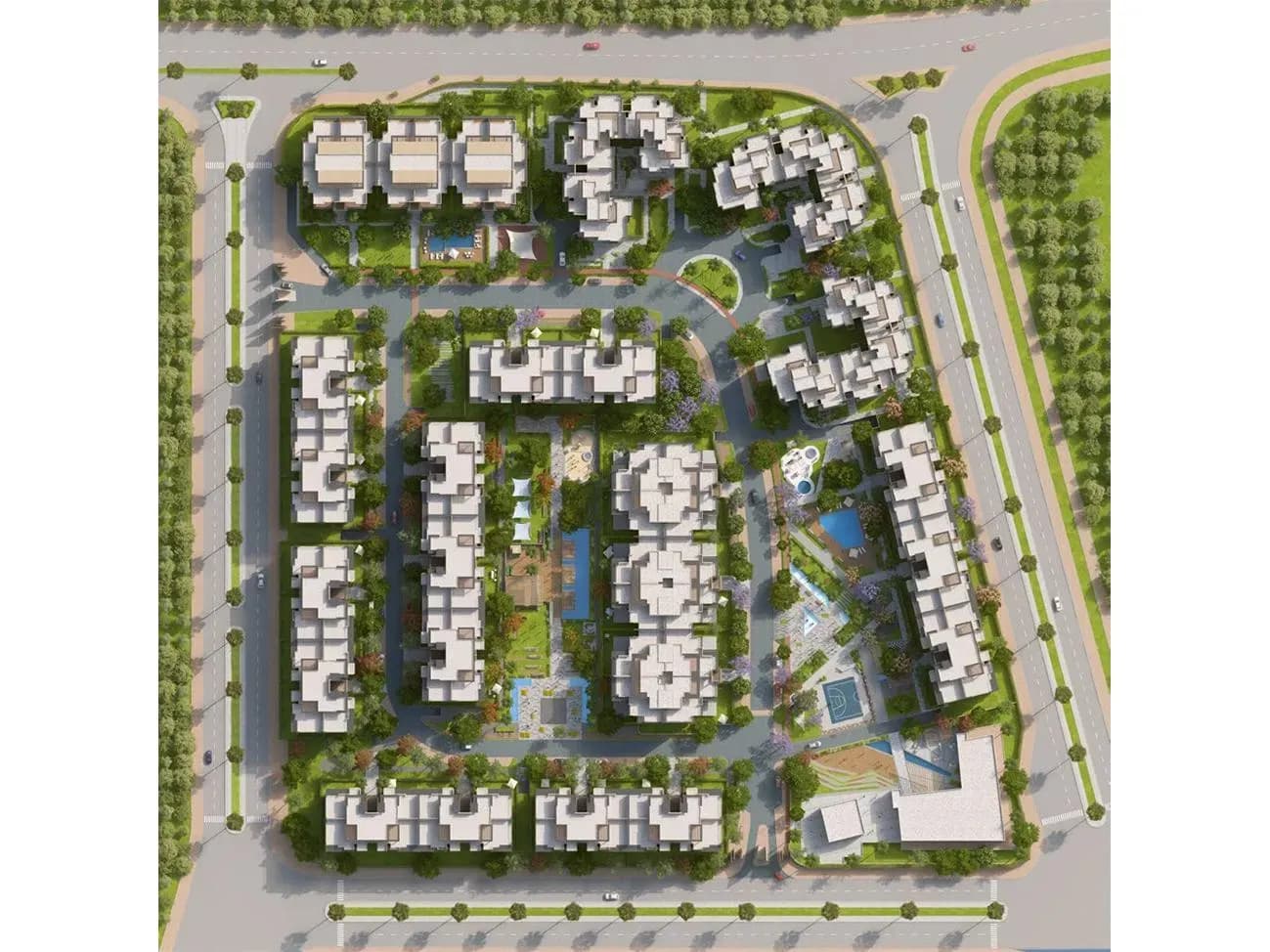 ازاد، القاهرة الجديدة — المخطط العام