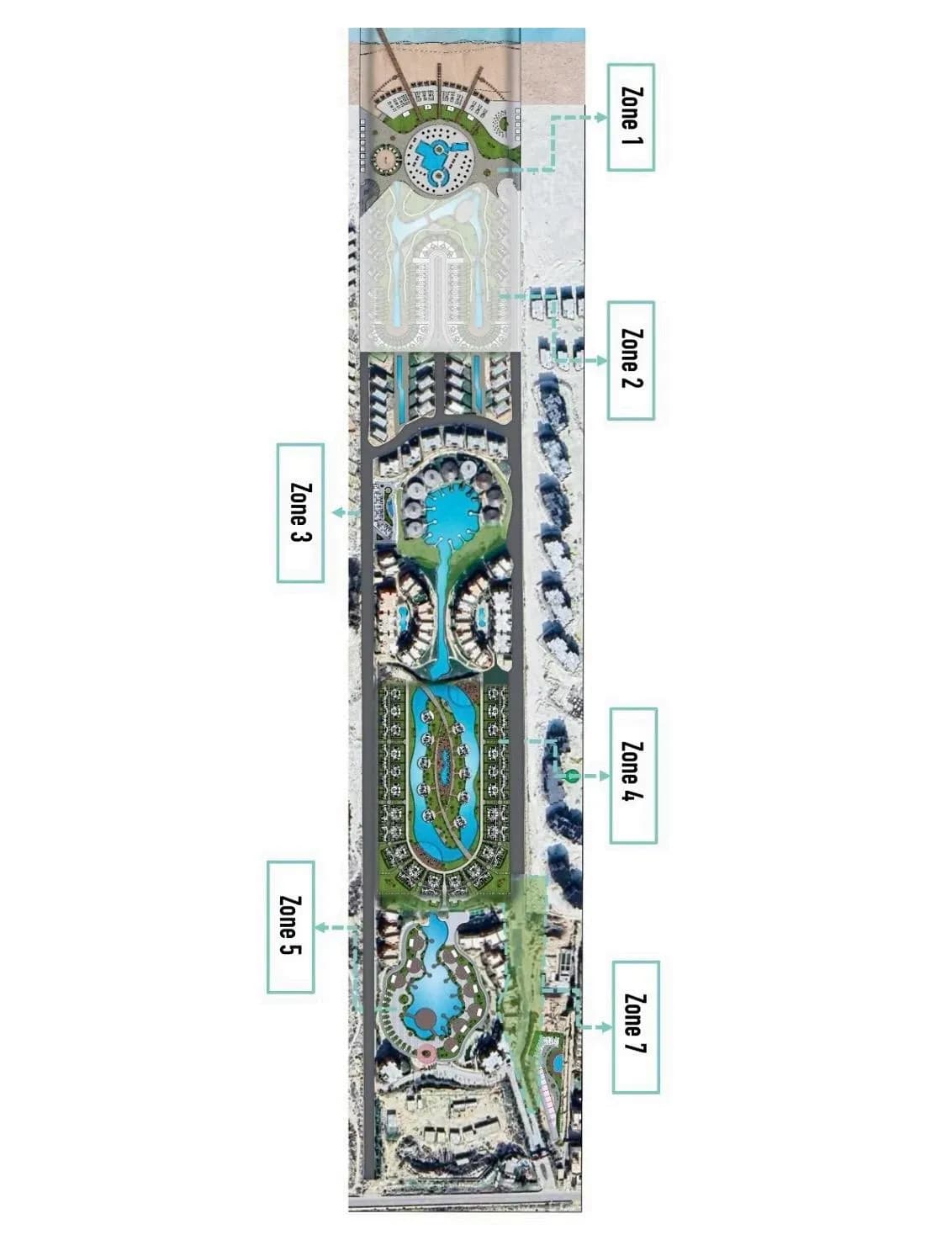 Bungalows, North Coast — master plan