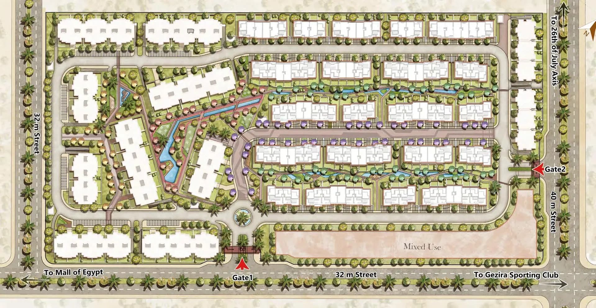 Club Hills, 6th of October — master plan