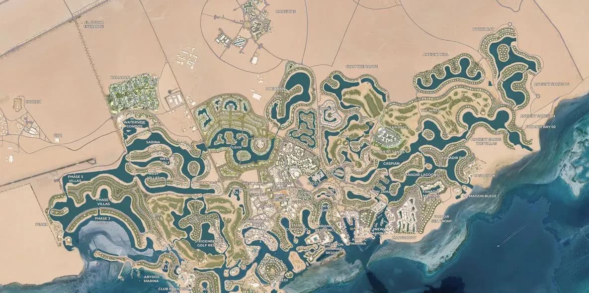 El Gouna, Hurghada — master plan