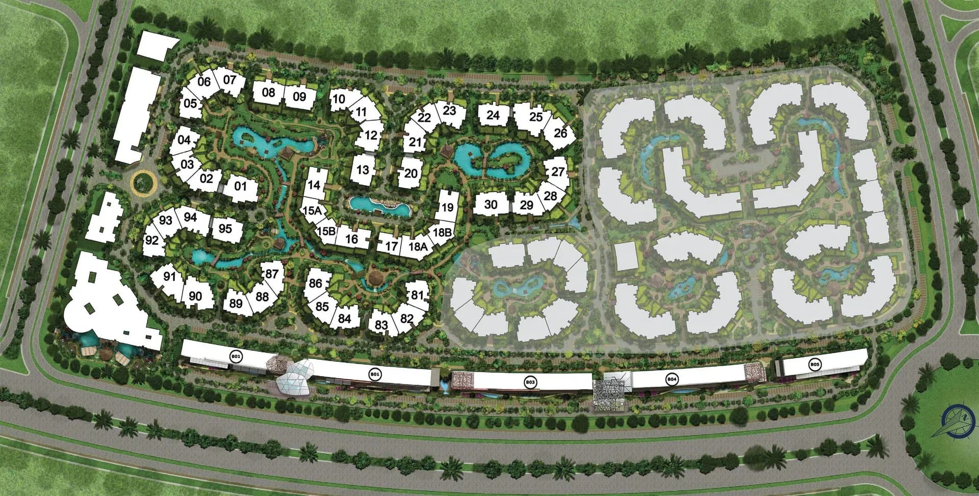 Entrada, New Capital — master plan