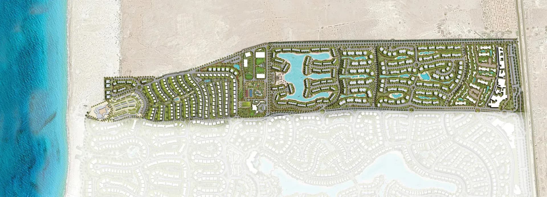 Evia، الساحل الشمالي — المخطط العام