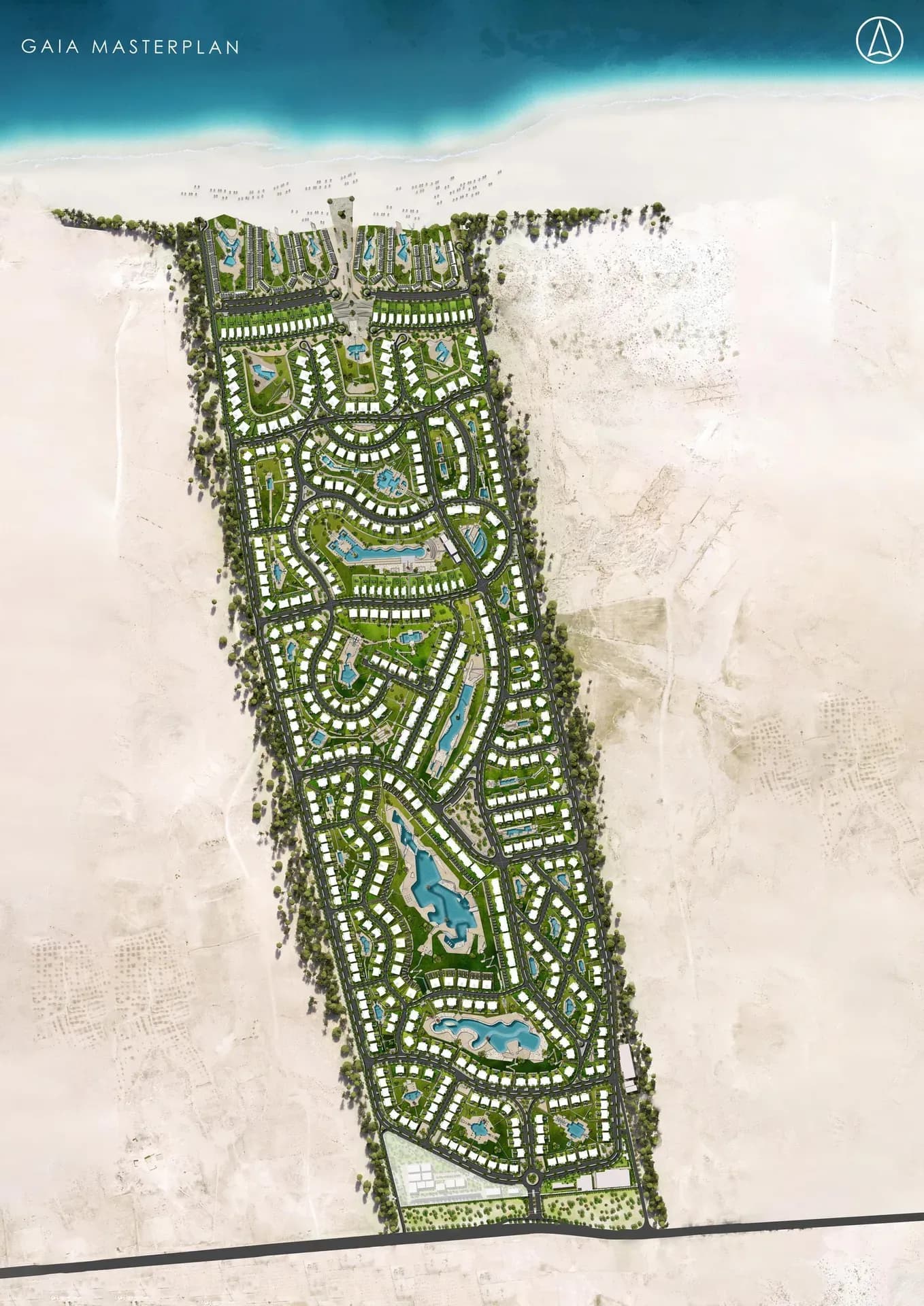 Gaia, North Coast — master plan