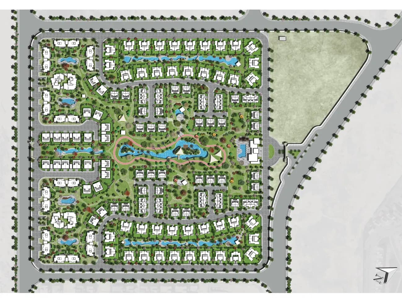 Garden Lakes, 6th of October — master plan
