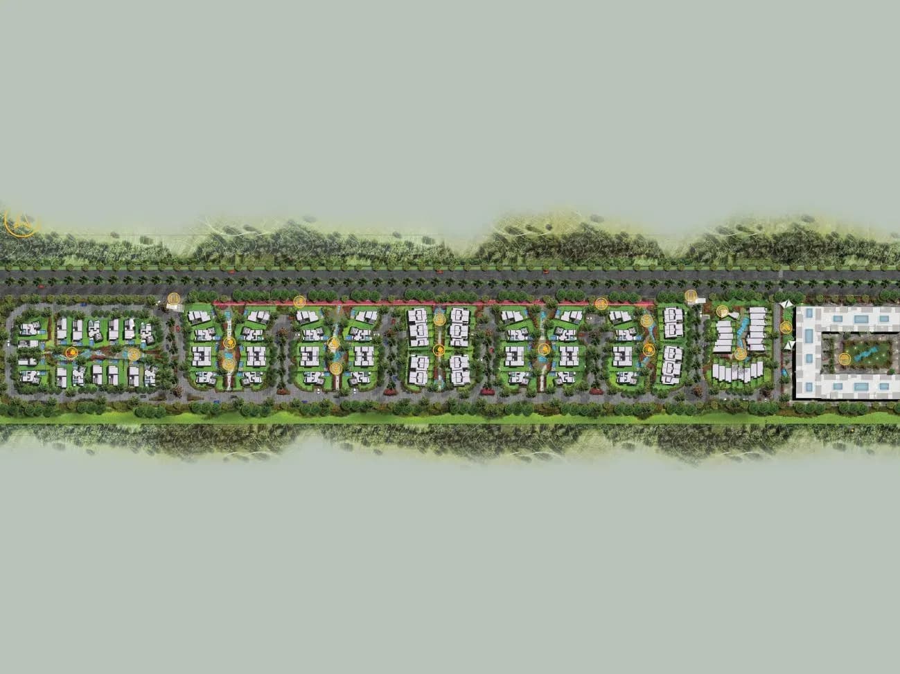 Gates Prive, El Sheikh Zayed — master plan