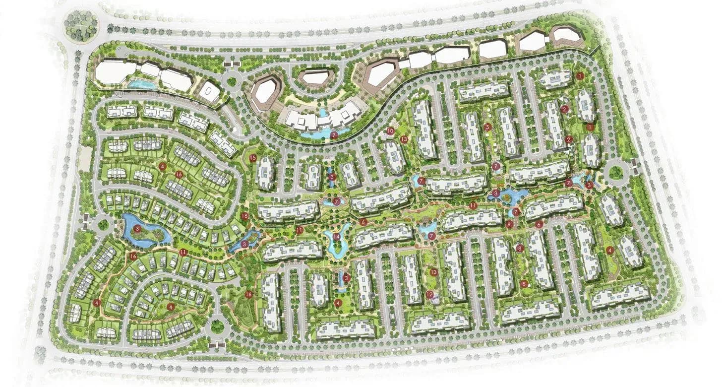 Green Lane, New Cairo — master plan