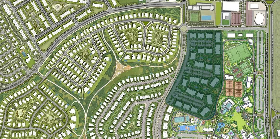 Greens Residence Hyde Park, New Cairo — master plan
