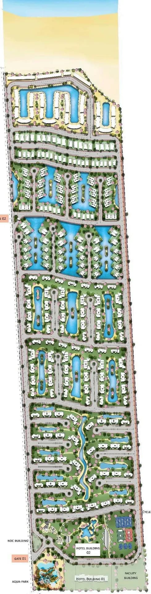 Hacienda Waters, North Coast — master plan
