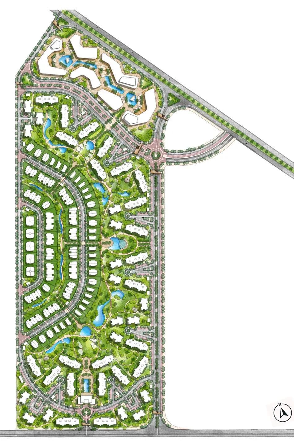 Hyde Park Signature, 6th of October — master plan