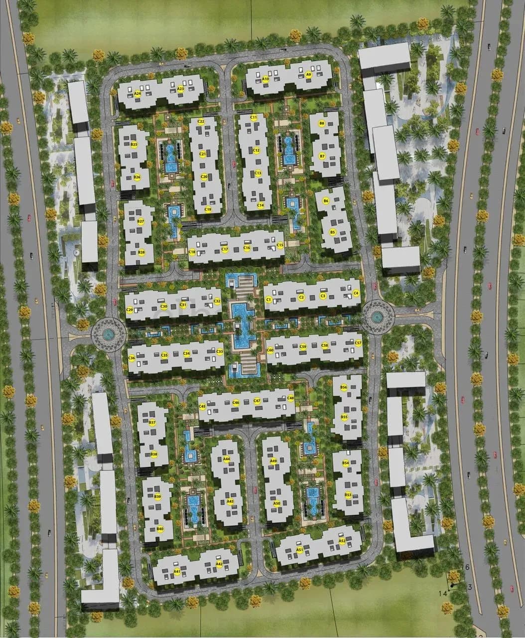 La Colina East, New Cairo — master plan