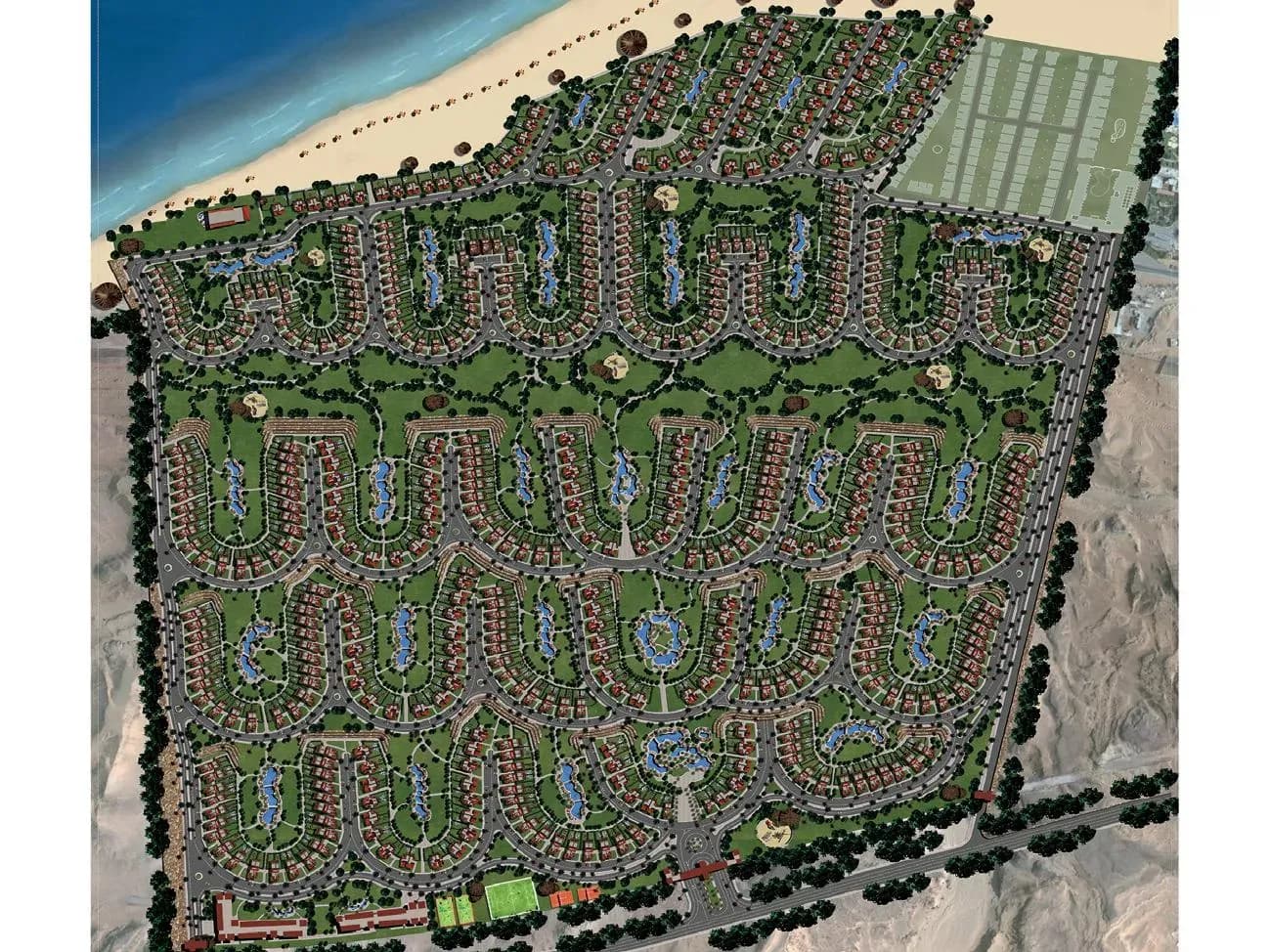 La Vista Gardens, Ain Sokhna — master plan