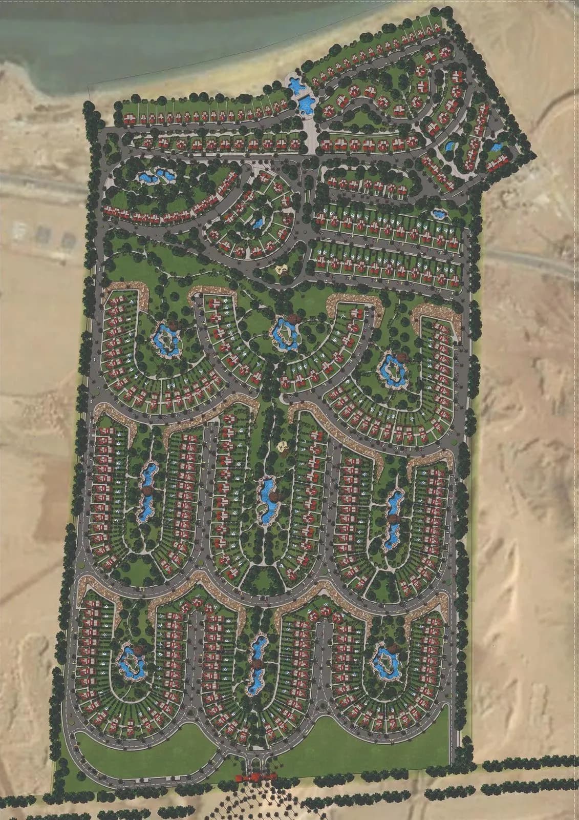 La Vista Topaz, Ain Sokhna — master plan