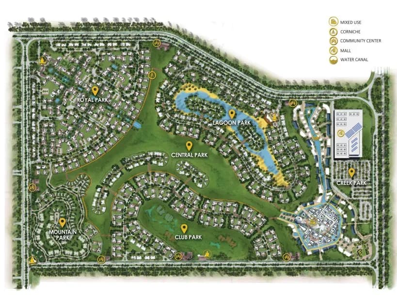 Mountain View ICity New Cairo, New Cairo — master plan