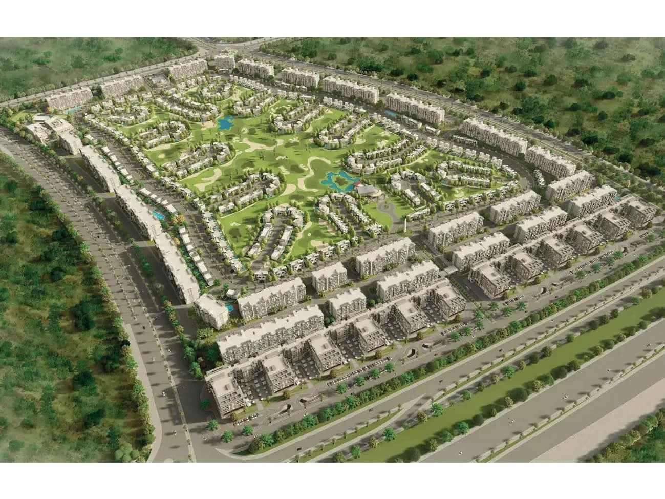 Nyoum Mostakbal City, Mostakbal City — master plan