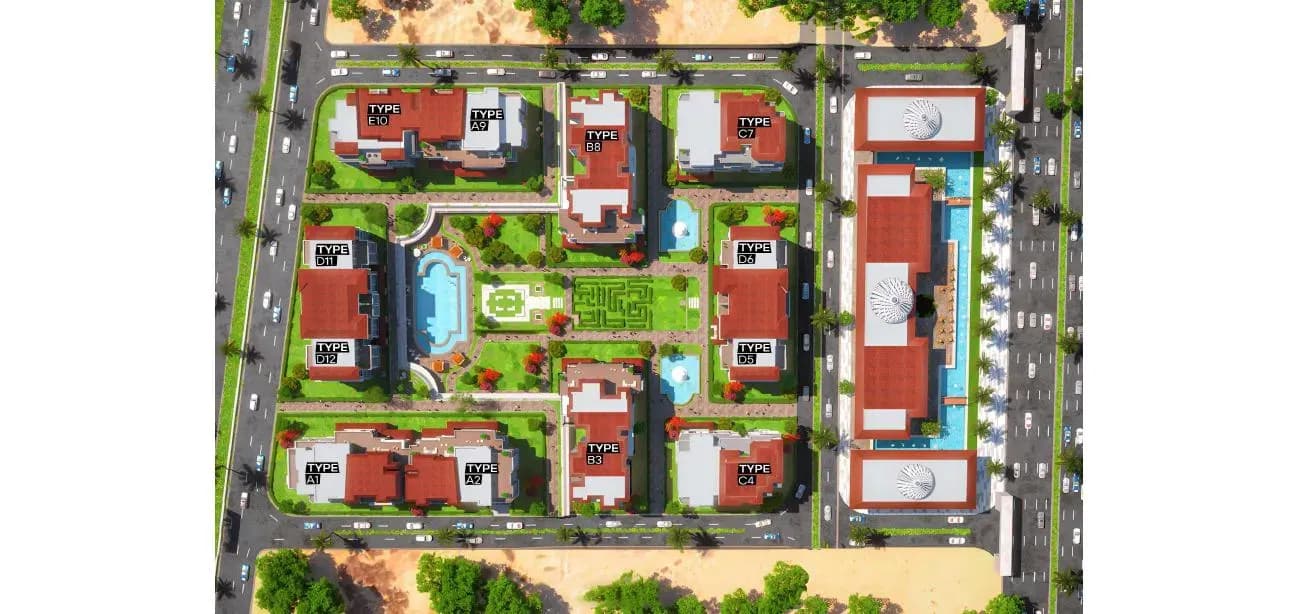 بيراج، مدينة المستقبل — المخطط العام
