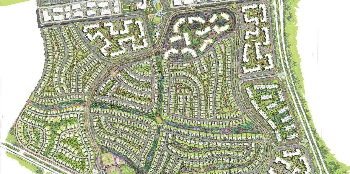 SwanLake Residence, New Cairo — master plan