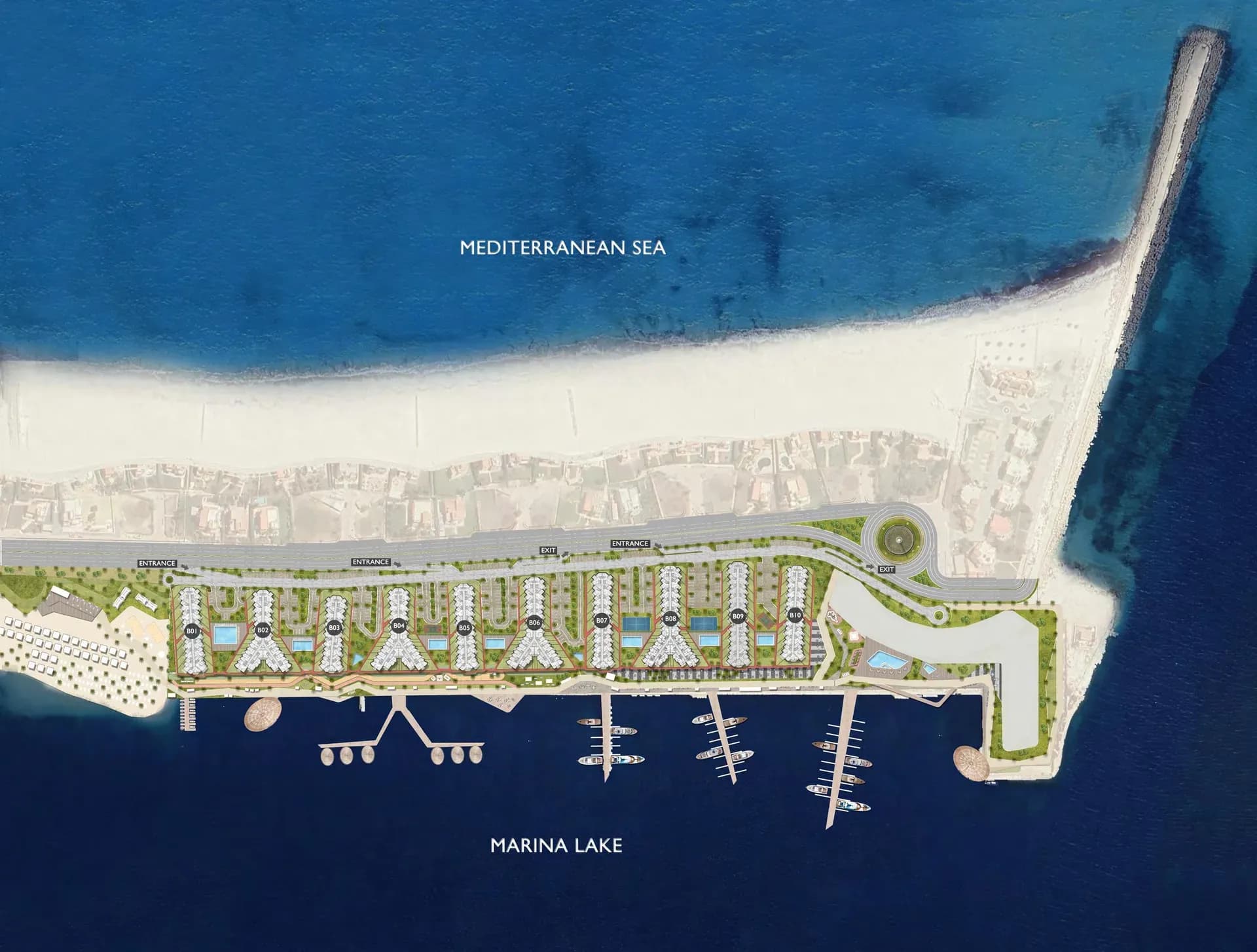 The Island Marina 5, North Coast — master plan